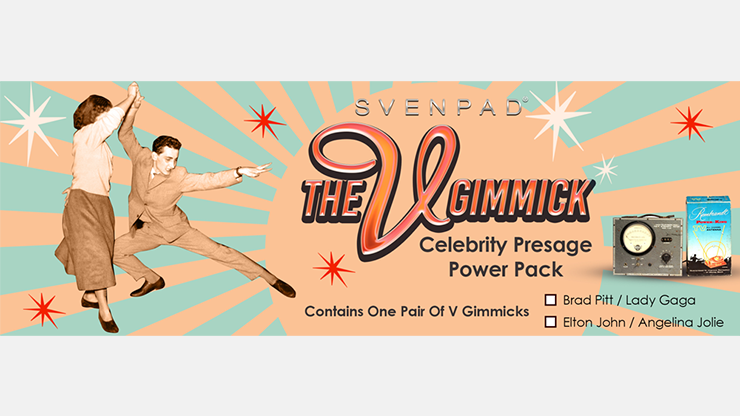 SvenPad® Celebrity Presage V Gimmick Power Pack (Elton/Jolie) - Trick
