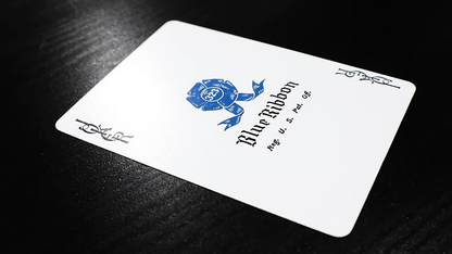Blue Ribbon Playing Cards (Red) - Available at pipermagic.com.au