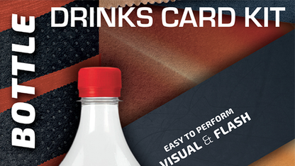 Drink Card KIT for Astonishing Bottle (Gimmick and Online Instructions) by João Miranda and Ramon Amaral  - Trick