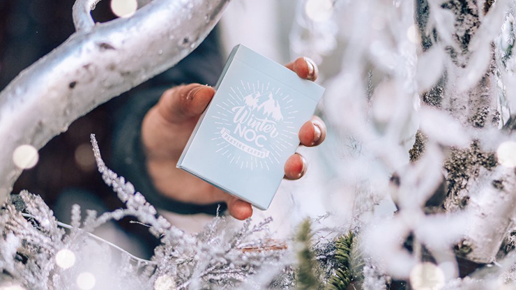 Winter NOC Glacier Ice (Blue) Playing Cards - Available at pipermagic.com.au