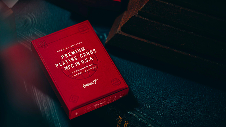 (PRODUCT) Red Special Edition Playing Cards by theory11 - Available at pipermagic.com.au