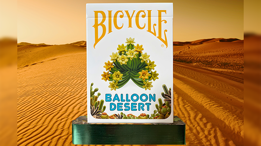 Gilded Bicycle Balloon Desert Playing Cards