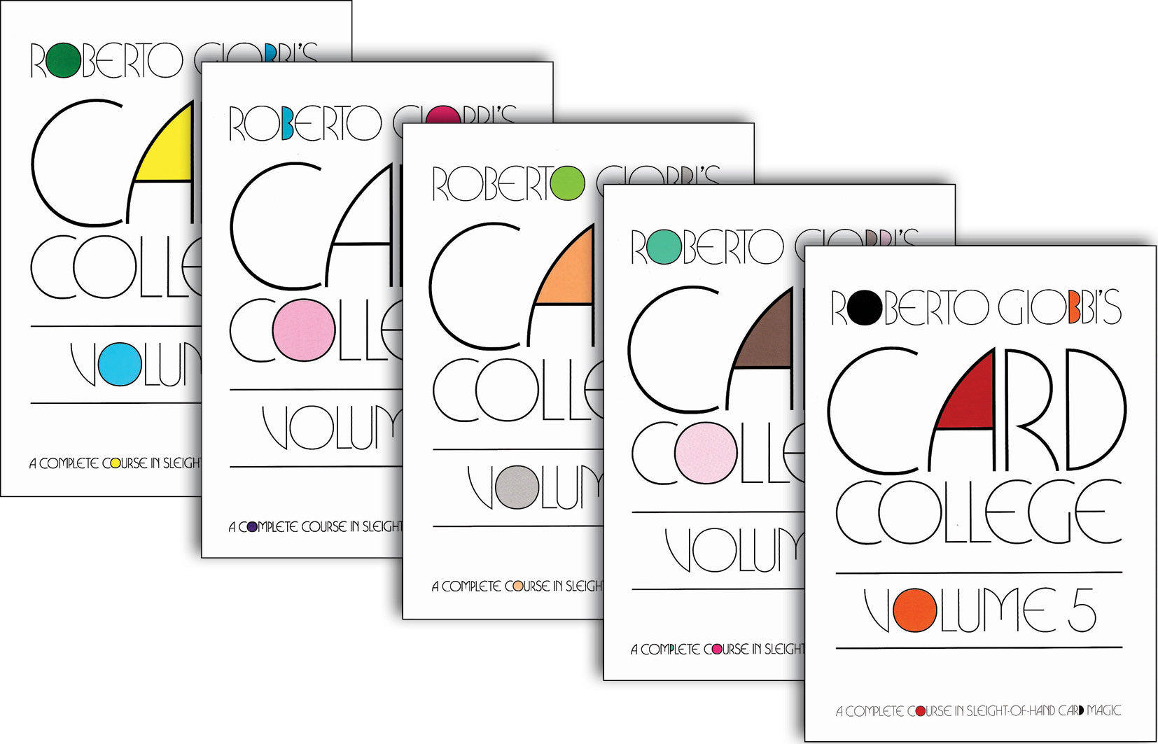 Card College Volumes 1, 2, 3, 4 & 5 - Available at pipermagic.com.au