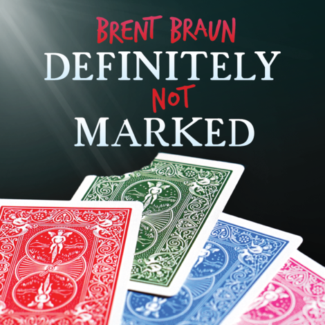 Definitely Not Marked by Brent Braun - Available at pipermagic.com.au