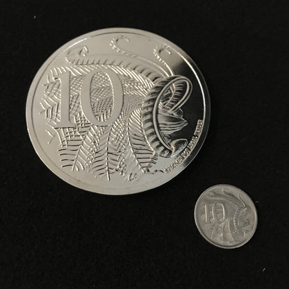Jumbo Coin - Australian 10c (7.5cm/3inch) - Available at pipermagic.com.au