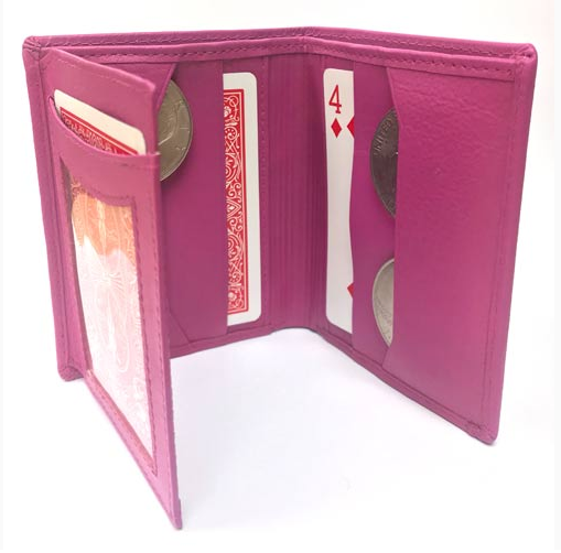 Packet Trick Wallet - Pink Leather by Jerry O'Connell and PropDog