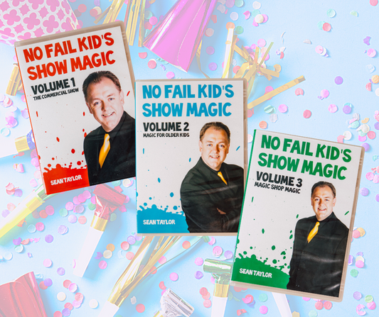 No Fail Kid's Show Magic - Sean Taylor (3 DVD Set)