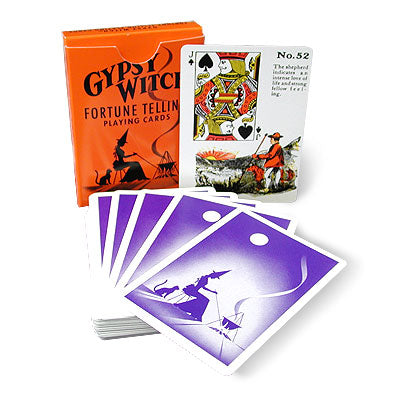 Gypsy Witch Fortune Telling Playing Cards - Available at pipermagic.com.au