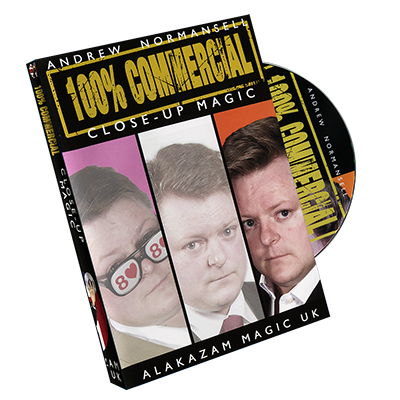 100 Percent Commercial Volume 3 - Close-Up Magic by Andrew Normansell - DVD - Available at pipermagic.com.au