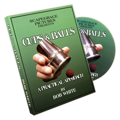 Cups And Balls by Bob White - DVD - Available at pipermagic.com.au