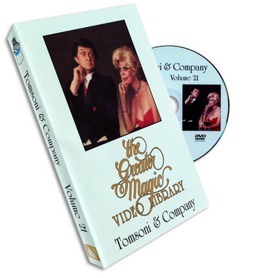 Greater Magic Video Library Vol 21 Tomsoni & Company - DVD - Available at pipermagic.com.au