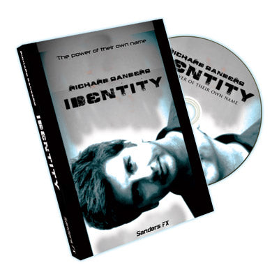 Identity (With Gimmicks) by Richard Sanders - DVD - Available at pipermagic.com.au