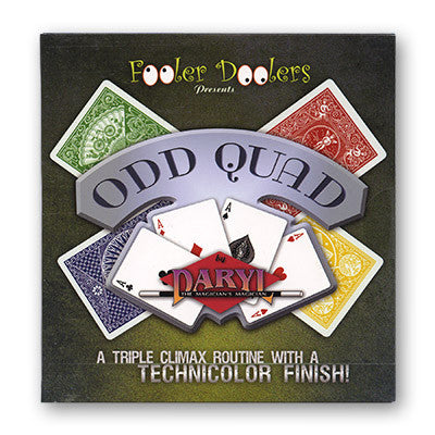 Odd Quad (Cards and DVD) by Fooler Doolers - Available at pipermagic.com.au