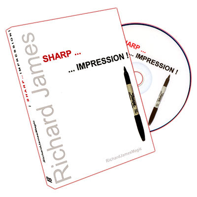 Sharp Impression (DVD and Gimmicks) by Richard James - DVD - Available at pipermagic.com.au