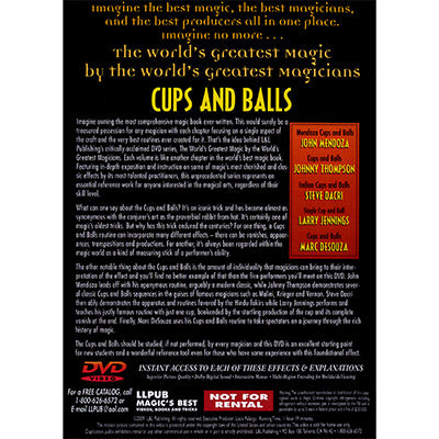 Cups and Balls Vol. 2 (World's Greatest) - DVD