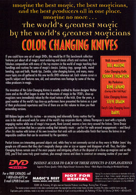 Color Changing Knives (World's Greatest Magic) - DVD