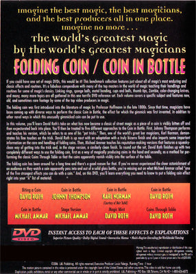 Folding Coin - Coin In Bottle (World's Greatest Magic) - DVD