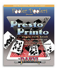 Presto Printo (with DVD) by Daryl - Available at pipermagic.com.au
