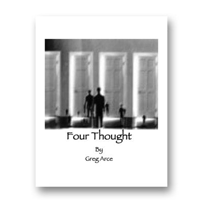 Four Thought by Gregory Arce - Book - Available at pipermagic.com.au