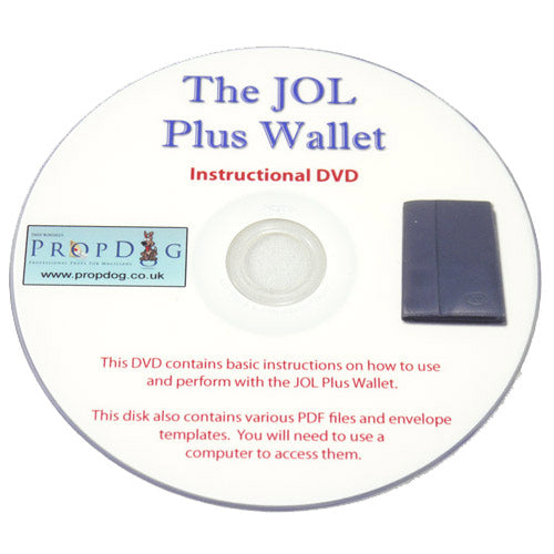 JOL Small Plus Wallet - Black Leather by Jerry O’Connell and PropDog - Available at pipermagic.com.au