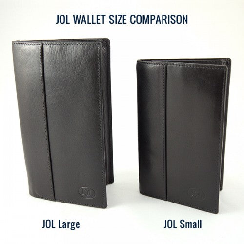 JOL Small Plus Wallet - Black Leather by Jerry O’Connell and PropDog - Available at pipermagic.com.au