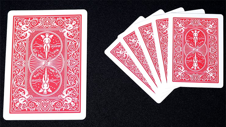 Mini Bicycle Cards (Red) - Piper Magic