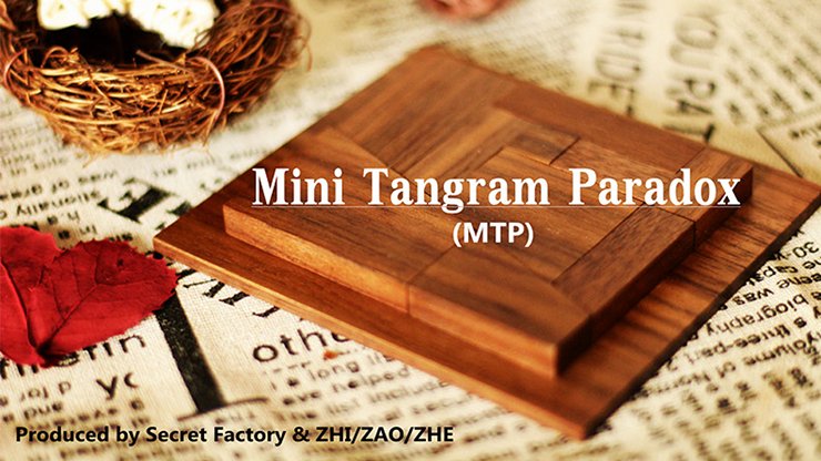 Mini Tangram Paradox (MTP) (Gimmicks and Online Instruction) by Secret Factory - Piper Magic