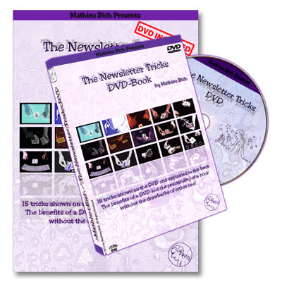 The Newsletter Tricks (Book and DVD, Regular Edition) by Mathieu Bich - Book - Available at pipermagic.com.au