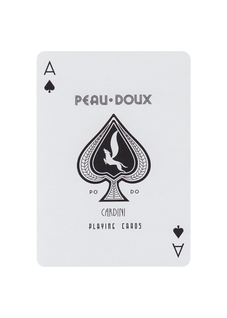 Peau Doux: Silver Edition Playing Cards - Available at pipermagic.com.au