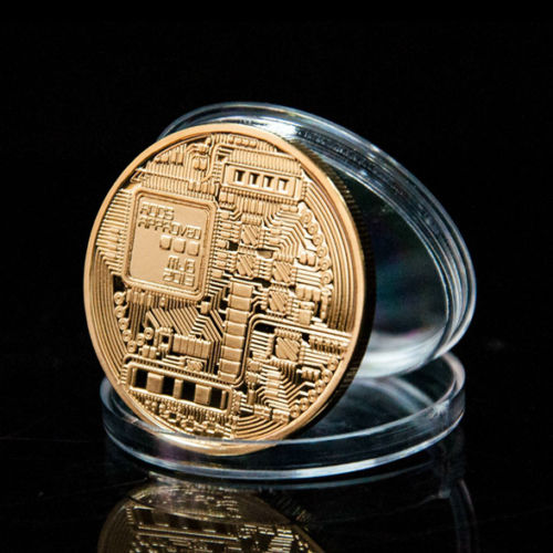 Bitcoin Medallion (Silver Dollar Size) - Available at pipermagic.com.au