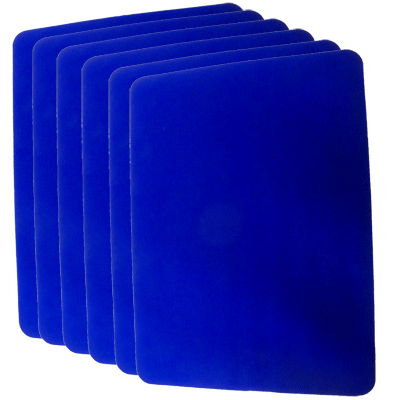Small Close Up Pad 6 Pack (Blue 8.5 inch  x 12 inch) by Goshman - Trick - Available at pipermagic.com.au