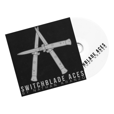 Switchblade Aces by Nathan Kranzo - DVD - Available at pipermagic.com.au