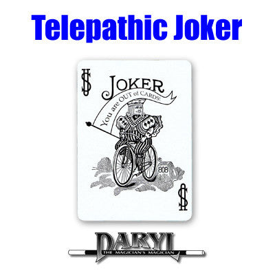 Telepathic Joker by Daryl - Available at pipermagic.com.au