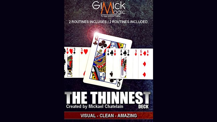 THE THINEST DECK by Mickael Chatelain - Trick - Piper Magic