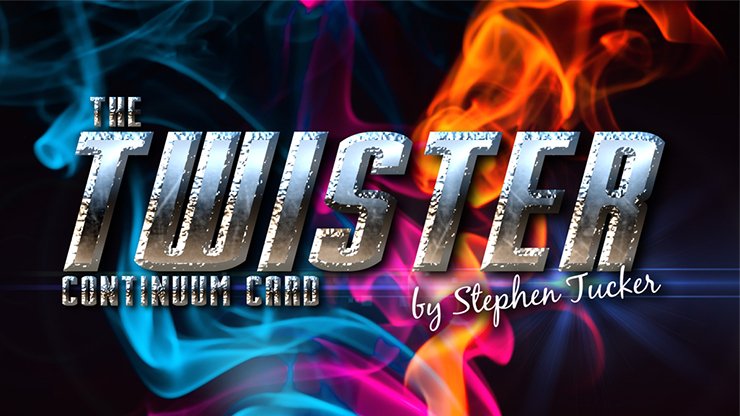 The Twister Continuum Card Blue (Gimmick and Online Instructions) by Stephen Tucker - Trick - Piper Magic