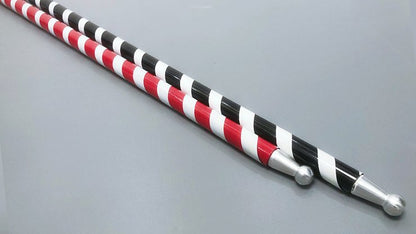 The Ultra Cane (Appearing / Metal) Black / White Stripe by Bond Lee - Trick - Piper Magic