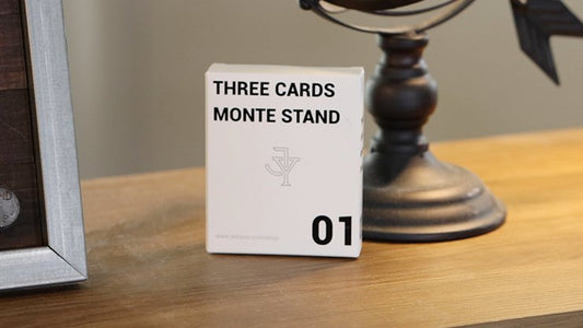 Three Cards Monte Stand BLUE (Gimmicks and Online Instruction) by Jeki Yoo - Trick - Piper Magic