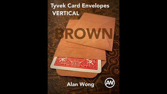 Tyvek VERTICAL Envelopes BROWN (10 pk.) by Alan Wong - Trick - Piper Magic