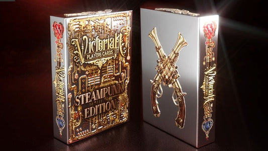 Victorian Steampunk (Silver) Playing Cards - Piper Magic