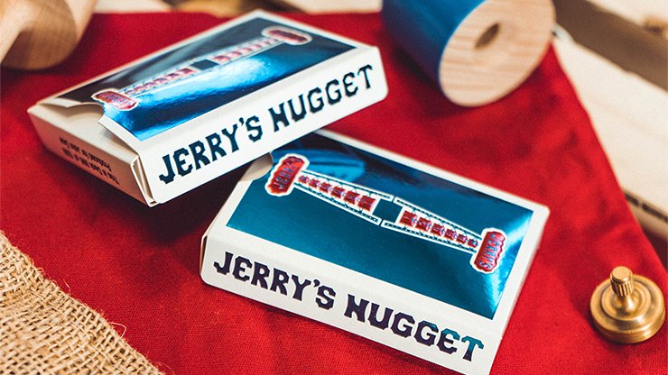 Vintage Feel Jerry's Nuggets (Blue Foil) Playing Cards - Piper Magic