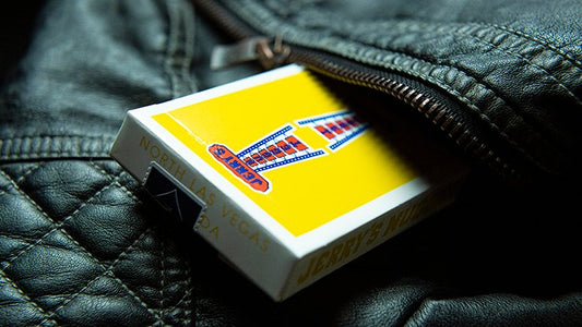 Vintage Feel Jerry's Nuggets (Yellow) Playing Cards - Piper Magic