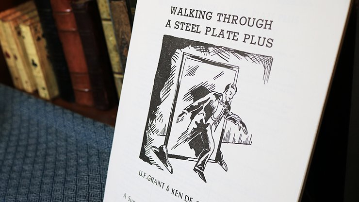 Walking Through a Steel Plate PLUS by U.F. Grant & Ken de Courcy - Book - Piper Magic
