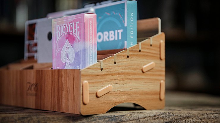 Wooden (Small- 18 Decks) Playing Card Display by TCC - Piper Magic